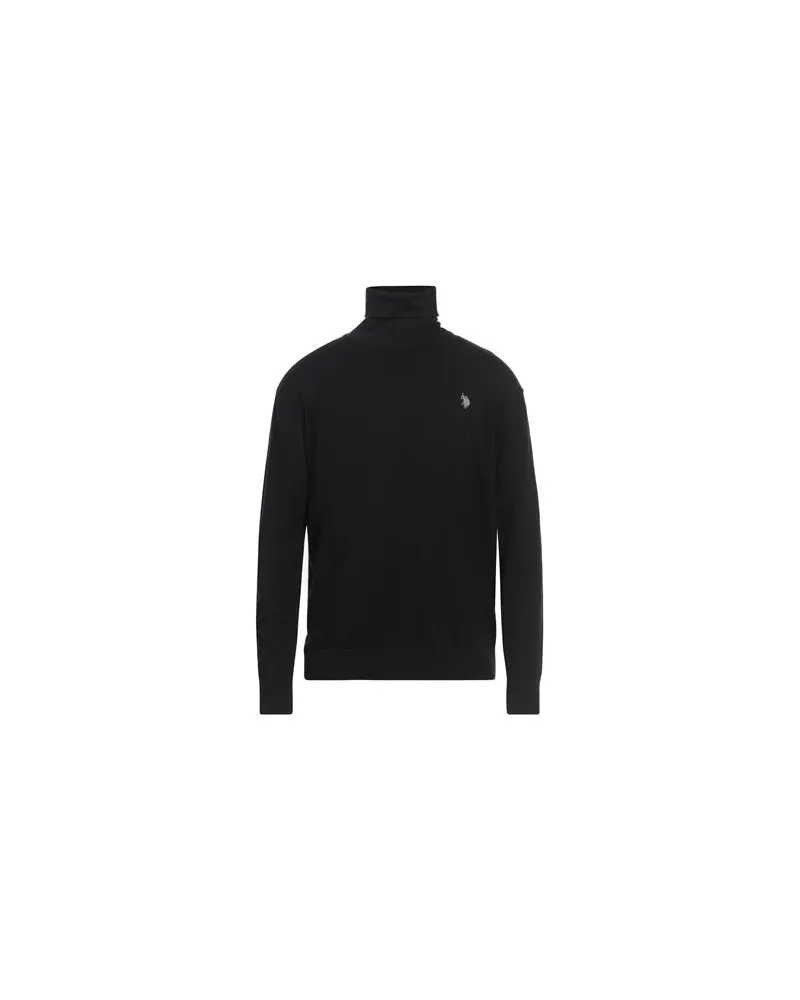 U.S. Polo Assn.  U POLO ASSN. - STRICKWAREN - Rollkragenpulloverauf YOOX.COM Schwarz