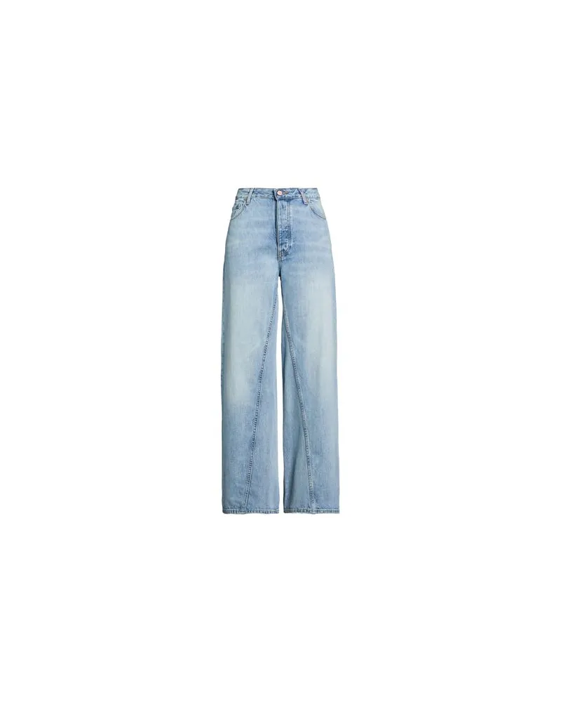 Ganni HOSEN & RÖCKE - Jeanshosenauf YOOX.COM Blau
