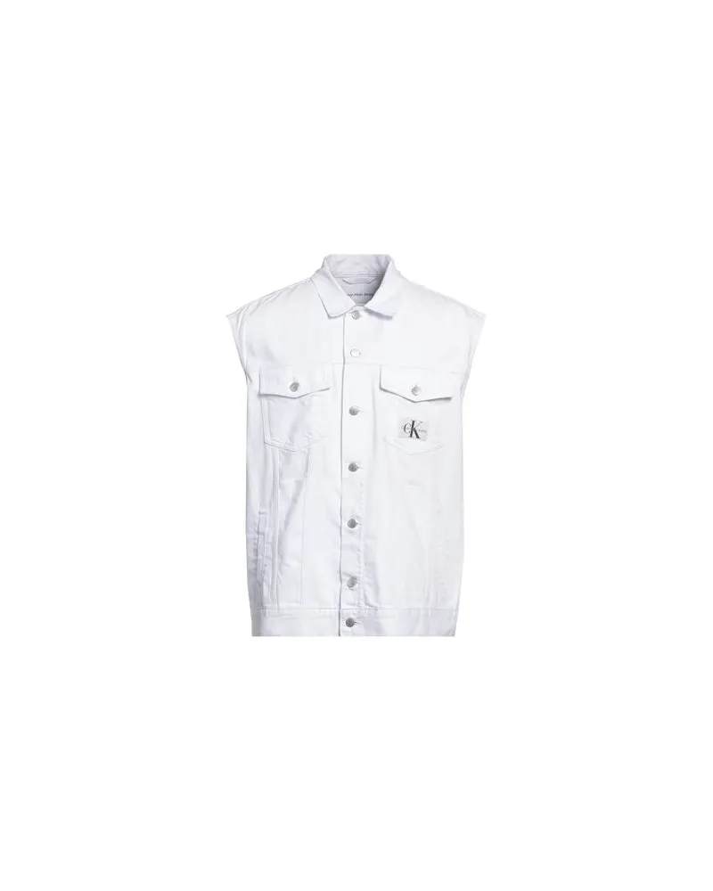 Calvin Klein JACKEN & MÄNTEL - Jeansjacken/Mäntelauf YOOX.COM Weiß