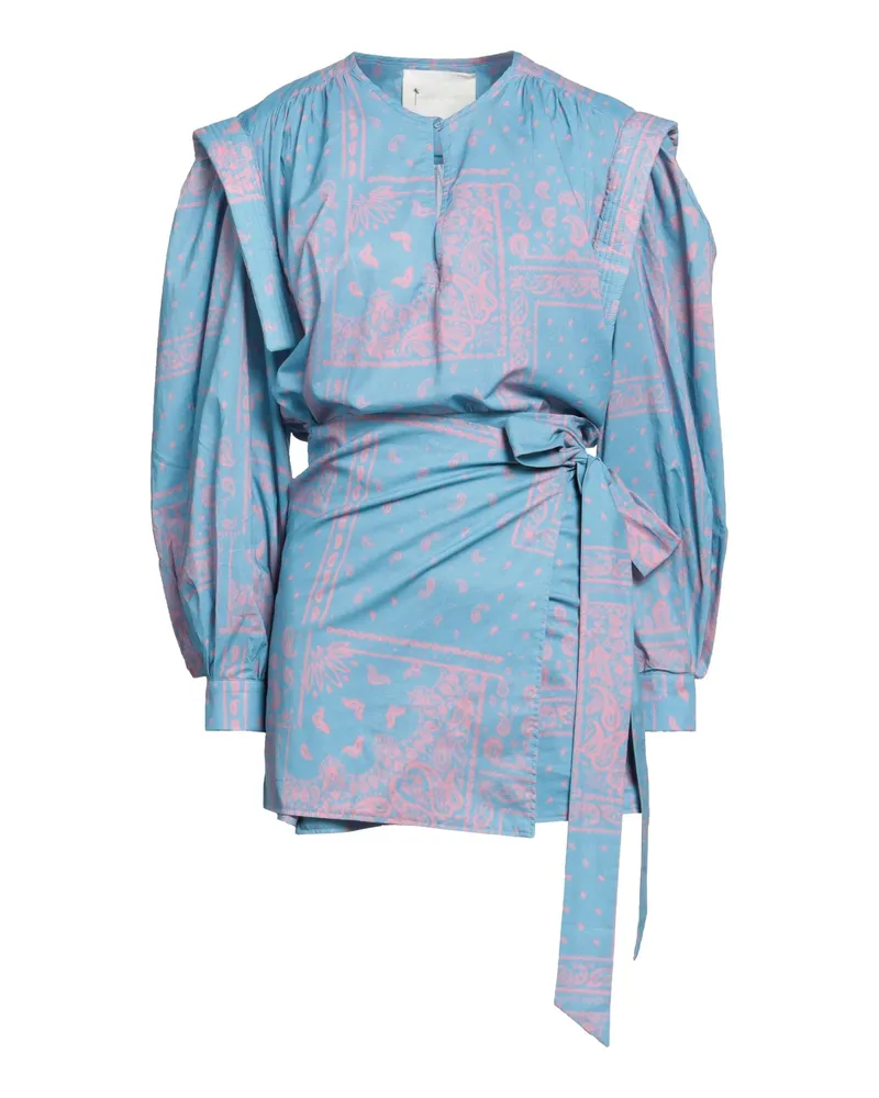 Manebí Mini-Kleid Blaugrau