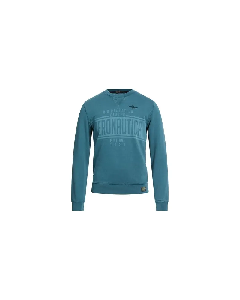 Aeronautica Militare TOPS - Sweatshirtsauf YOOX.COM Aquamarin