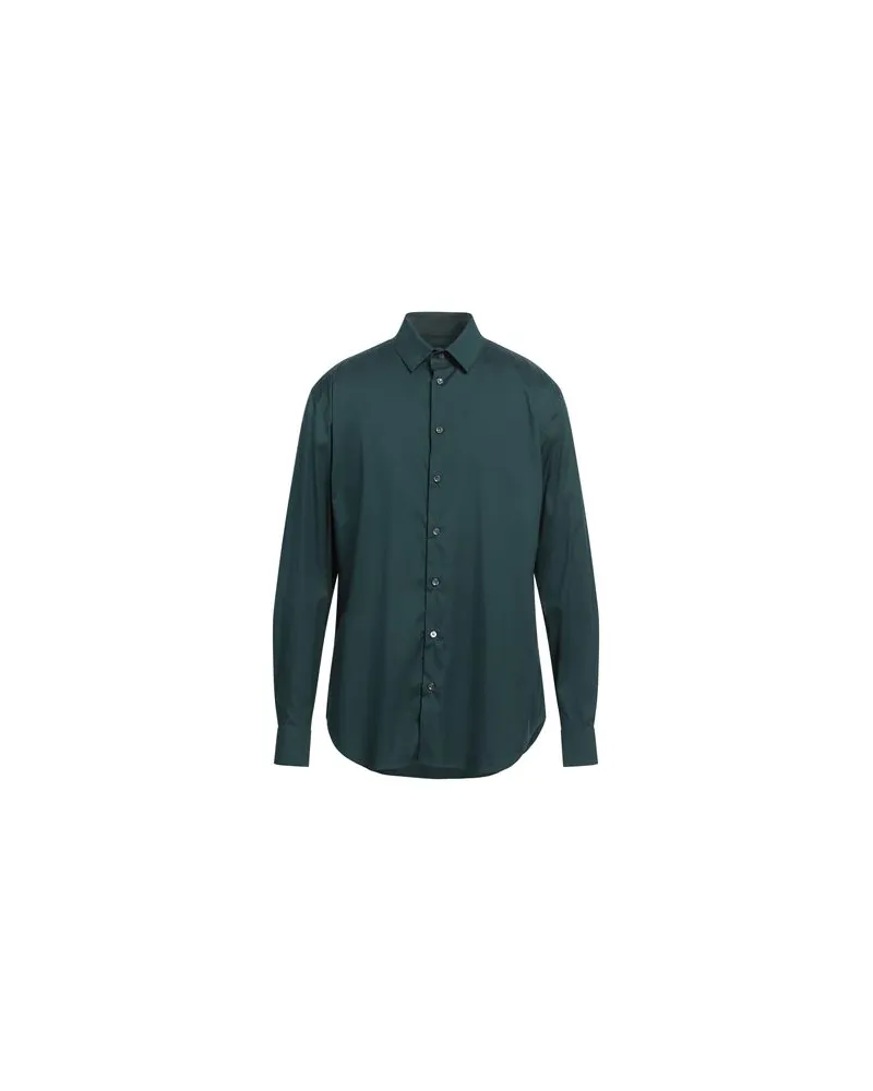 Giorgio Armani TOPS - Hemdenauf YOOX.COM Dunkelgrün