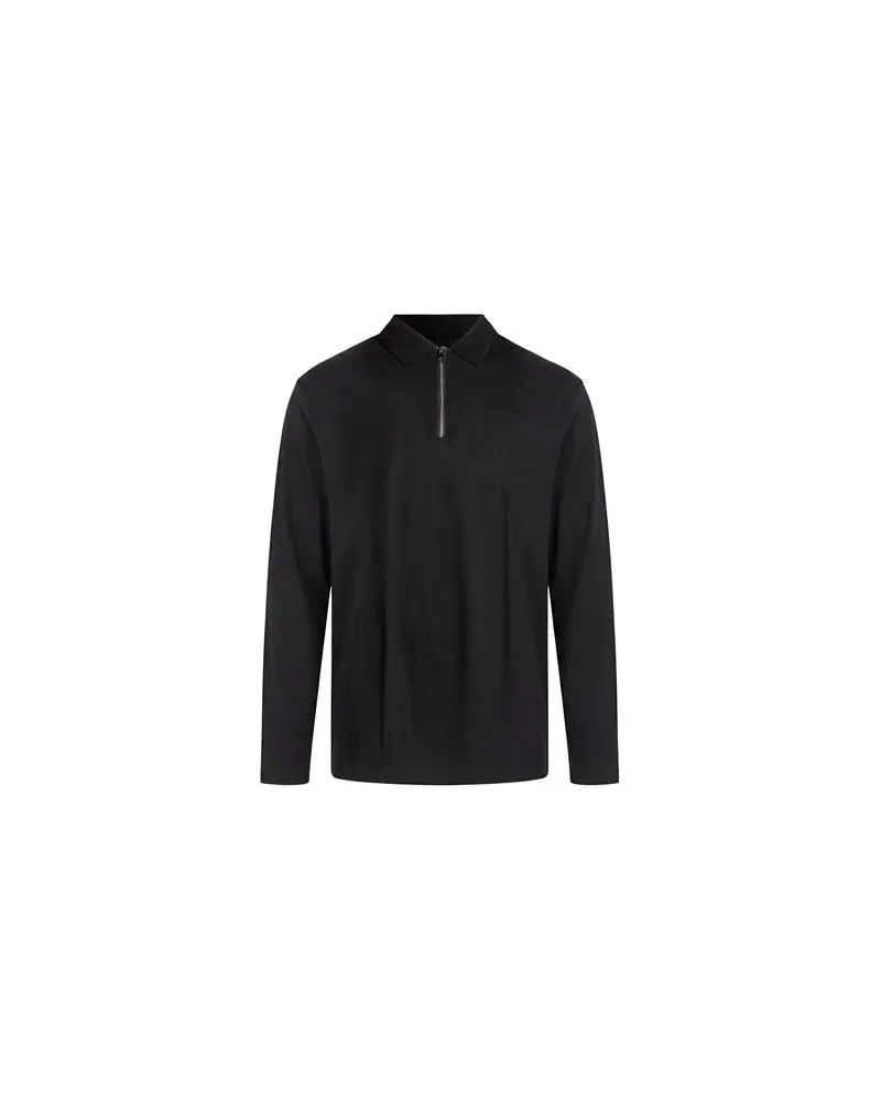Armani Exchange TOPS - Poloshirtsauf YOOX.COM Schwarz