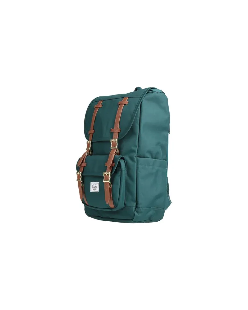 Herschel Supply Co. HERSCHEL LITTLE AMERICA MID - TASCHEN - Rucksäckeauf YOOX.COM Dunkelgrün