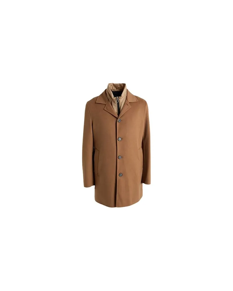 Paltò FABBRICA - JACKEN & MÄNTEL - Mäntelauf YOOX.COM Hellbraun