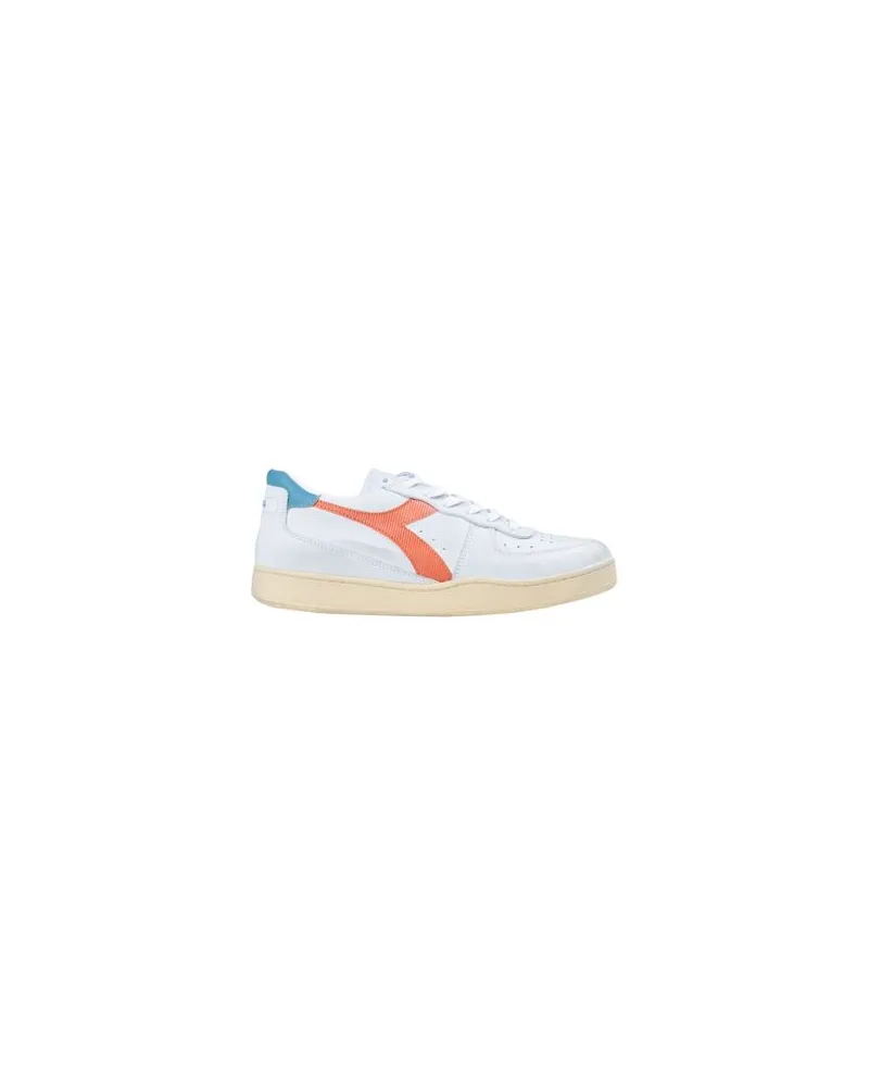 Diadora MI BASKET LOW USED  - SCHUHE - Sneakersauf YOOX.COM Weiß