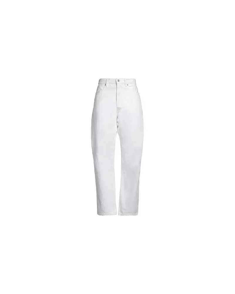 PLAN C HOSEN & RÖCKE - Jeanshosenauf YOOX.COM Weiß
