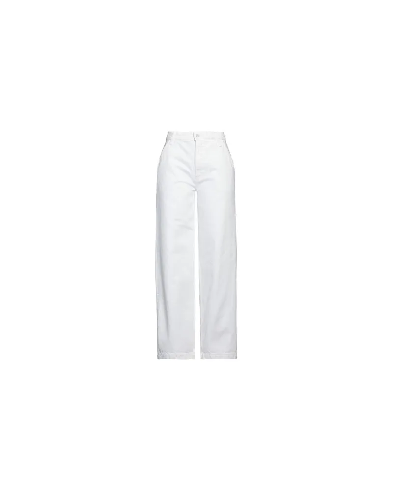 Mother HOSEN & RÖCKE - Jeanshosenauf YOOX.COM Weiß