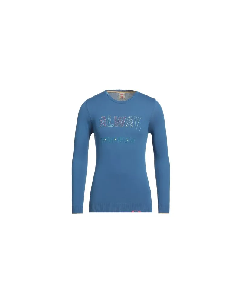 BOB STRICKWAREN - Pulloverauf YOOX.COM Taubenblau
