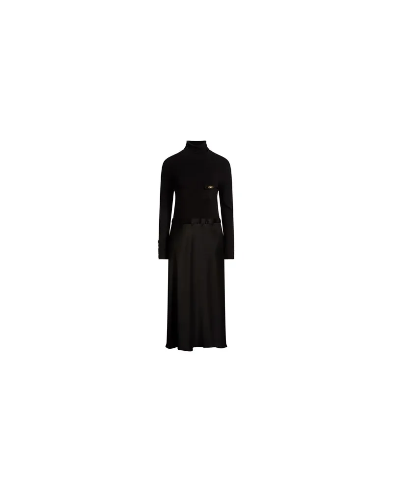 Elisabetta Franchi KLEIDER - Midi-Kleiderauf YOOX.COM Schwarz