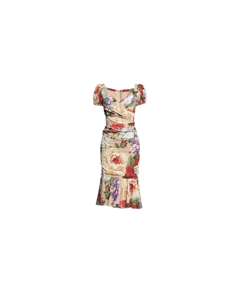 Dolce & Gabbana KLEIDER - Midi-Kleiderauf YOOX.COM Beige