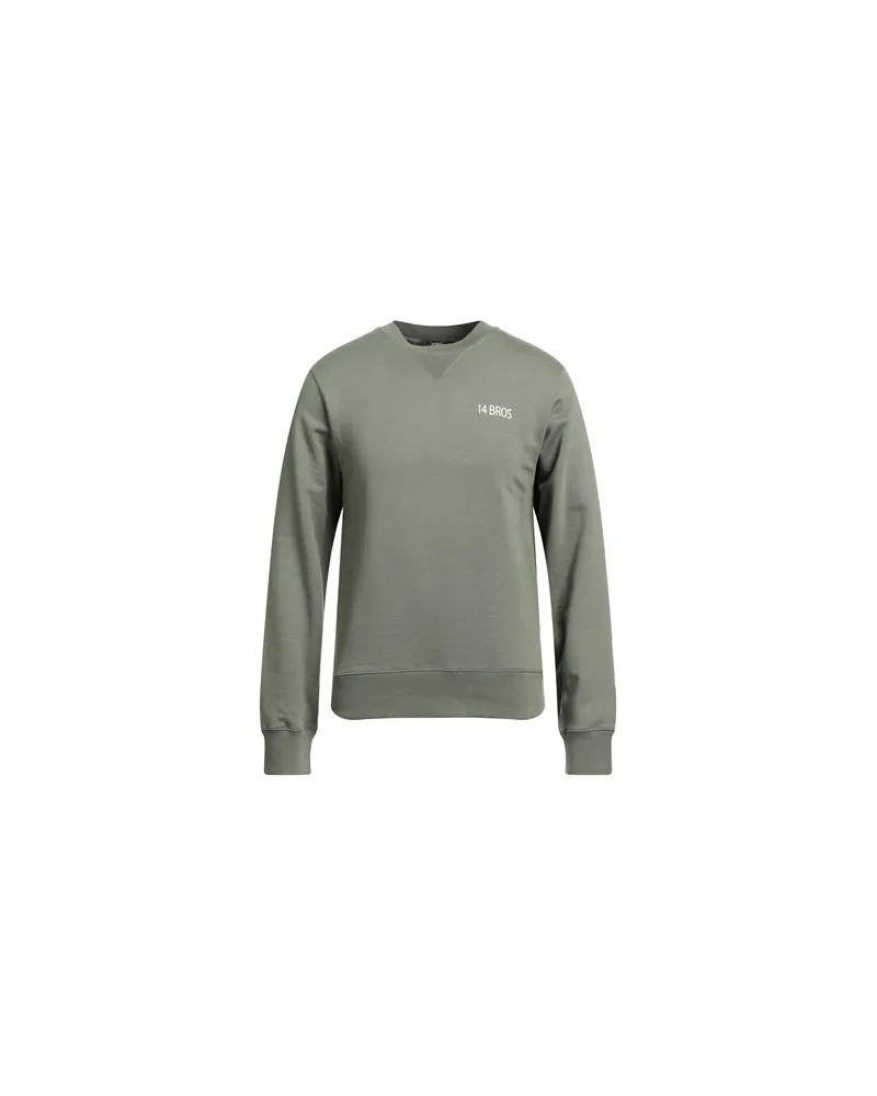 14BROS TOPS - Sweatshirtsauf YOOX.COM Militärgrün