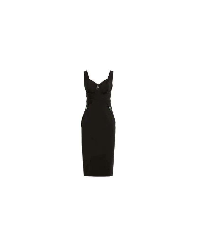 Elisabetta Franchi KLEIDER - Midi-Kleiderauf YOOX.COM Schwarz