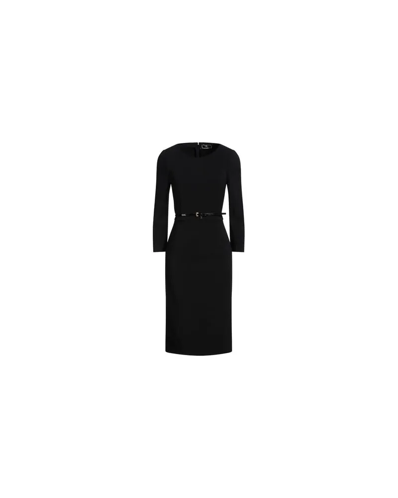 Elisabetta Franchi KLEIDER - Midi-Kleiderauf YOOX.COM Schwarz