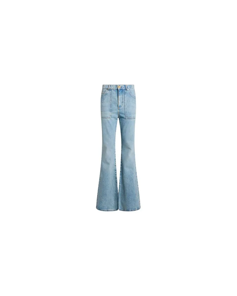 Balmain HOSEN & RÖCKE - Jeanshosenauf YOOX.COM Blau