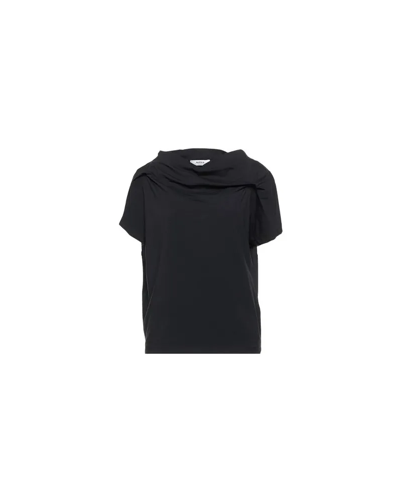 Alpha Studio TOPS - T-shirtsauf YOOX.COM Schwarz