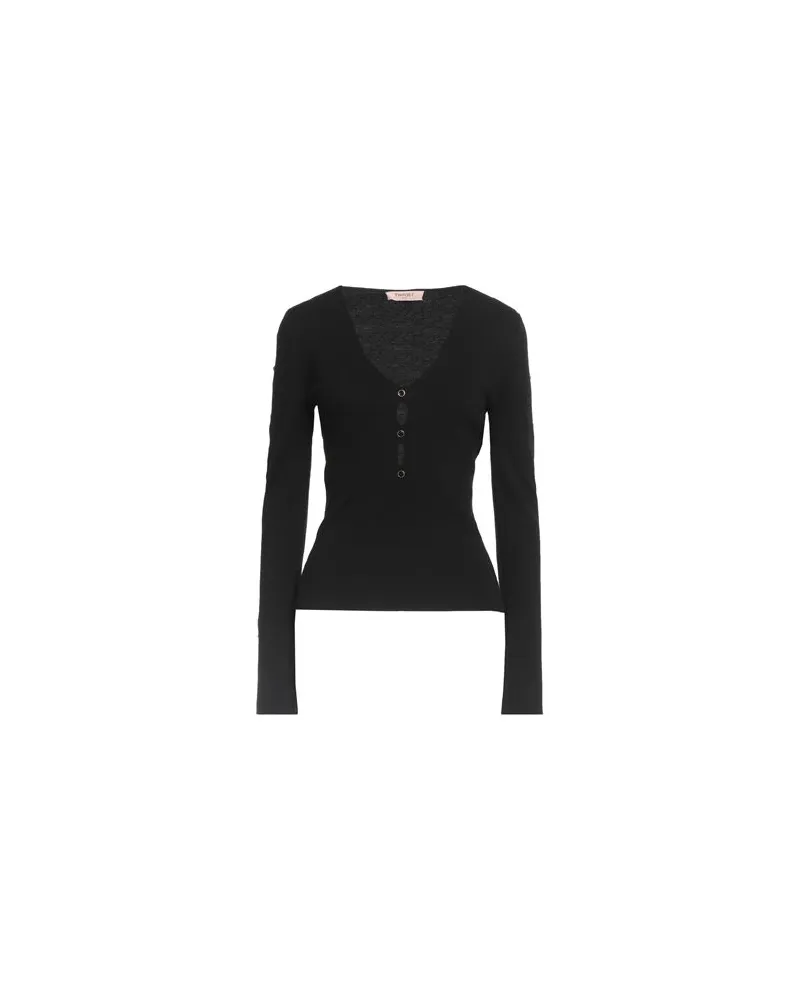 Twin-Set STRICKWAREN - Pulloverauf YOOX.COM Schwarz