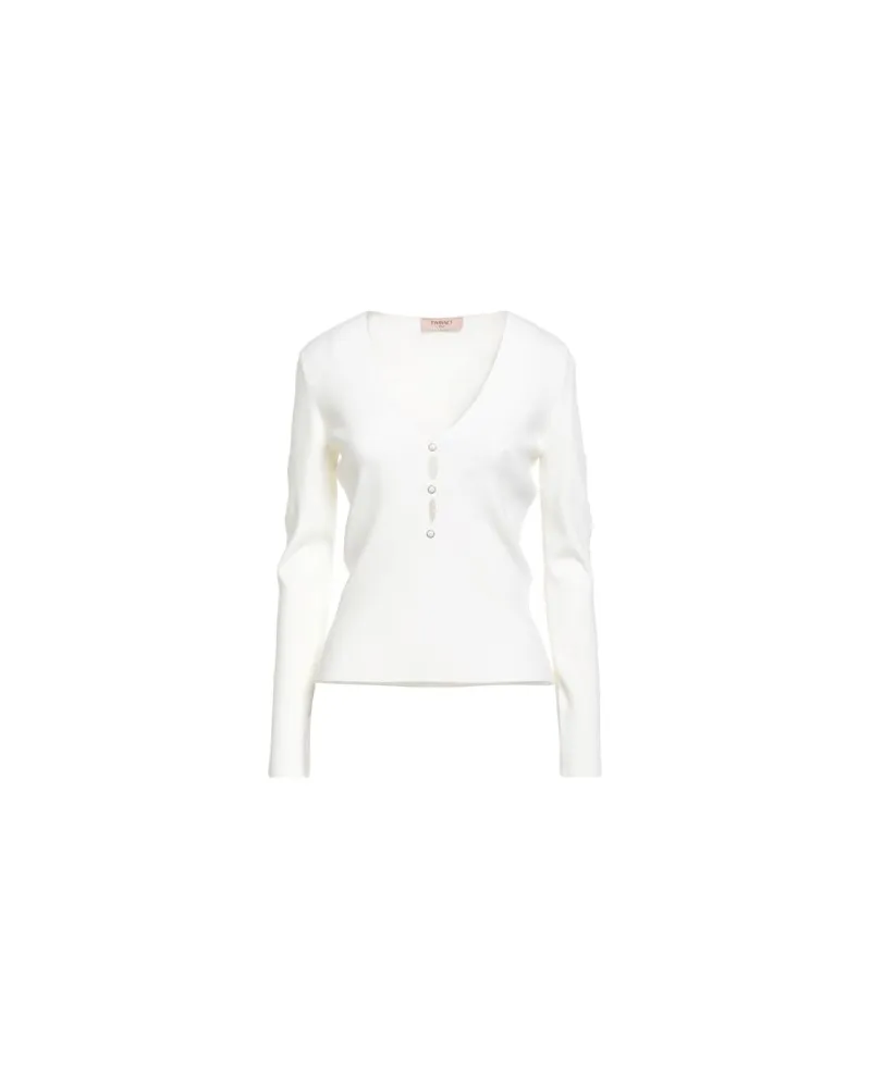 Twin-Set STRICKWAREN - Pulloverauf YOOX.COM Elfenbein