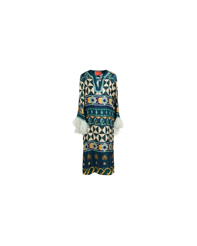 La DoubleJ KLEIDER - Midi-Kleiderauf YOOX.COM Aquamarin