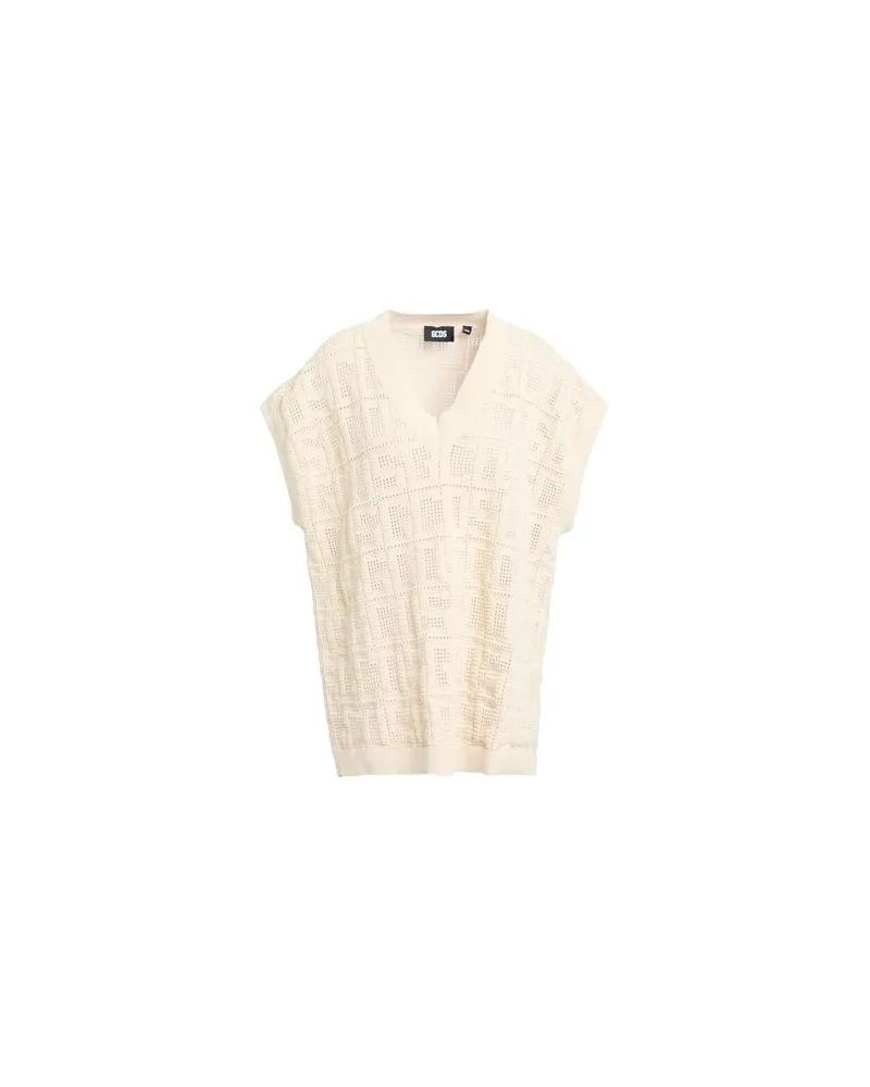 GCDS STRICKWAREN - Pulloverauf YOOX.COM Beige