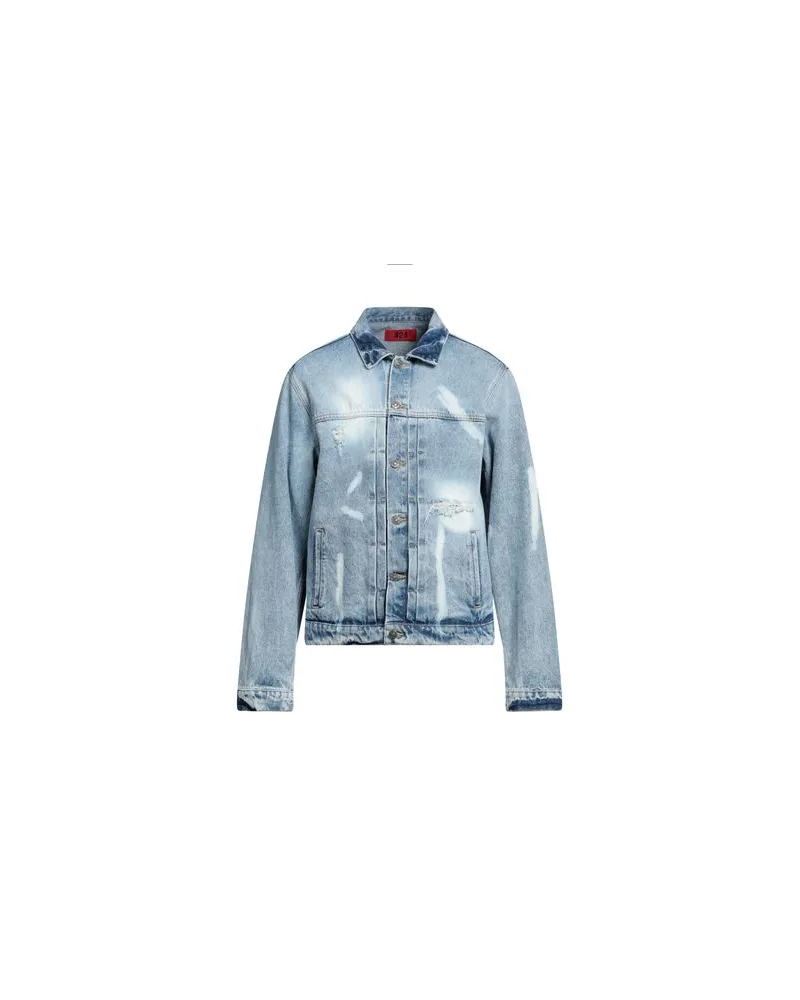 FourTwoFour on Fairfax JACKEN & MÄNTEL - Jeansjacken/Mäntelauf YOOX.COM Blau