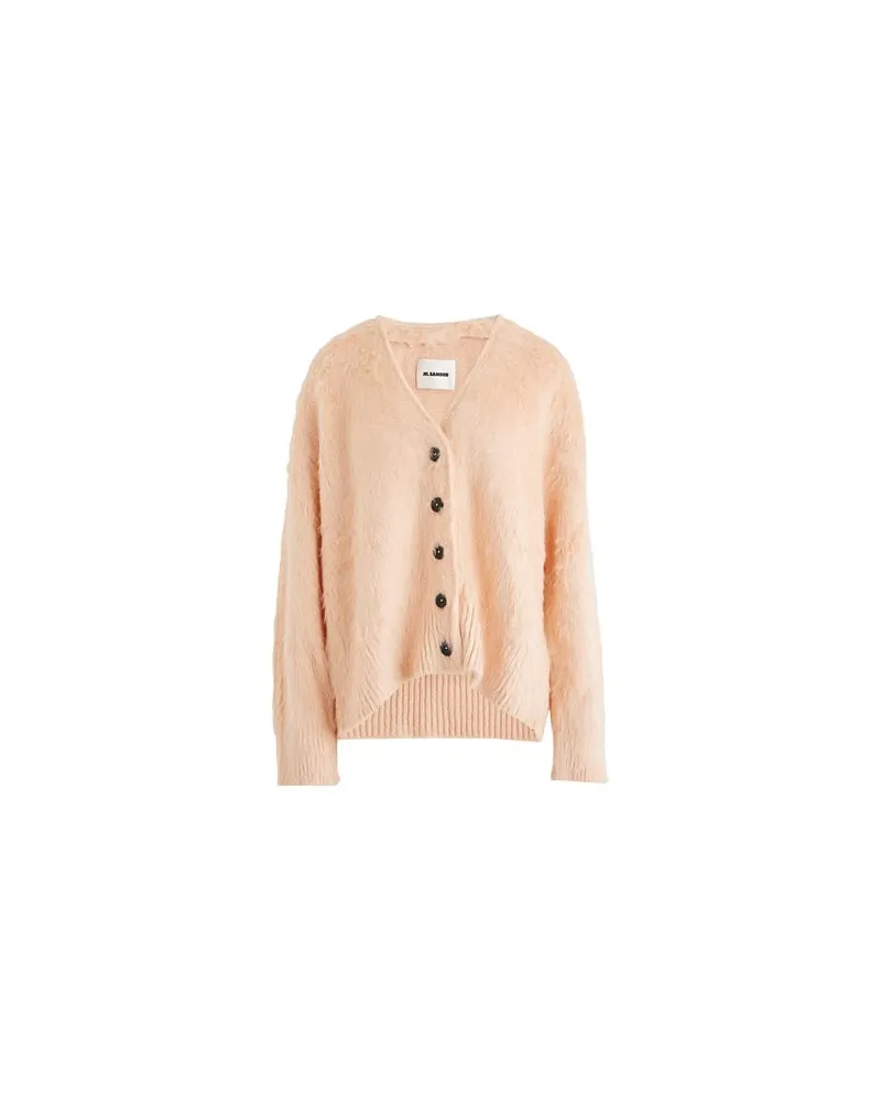 Jil Sander STRICKWAREN - Strickjackenauf YOOX.COM Lachs