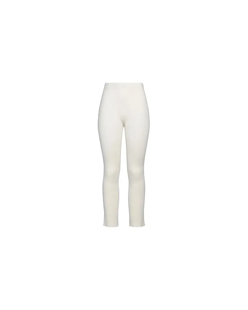 VICOLO HOSEN & RÖCKE - Leggingsauf YOOX.COM Cremeweiß