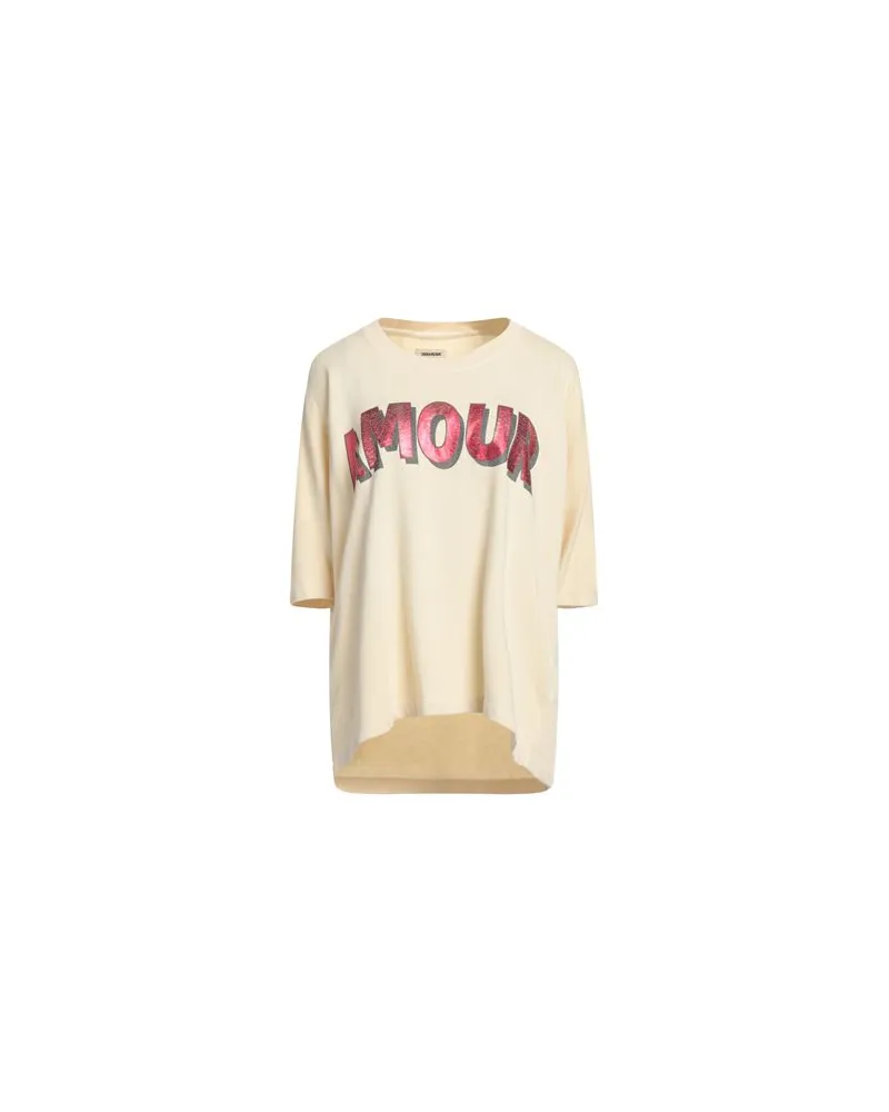 Zadig & Voltaire TOPS - Sweatshirtsauf YOOX.COM Pastellgelb