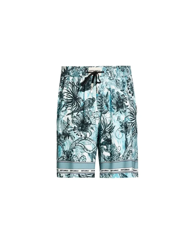 Just Cavalli HOSEN & RÖCKE - Shorts & Bermudashortsauf YOOX.COM Himmelblau