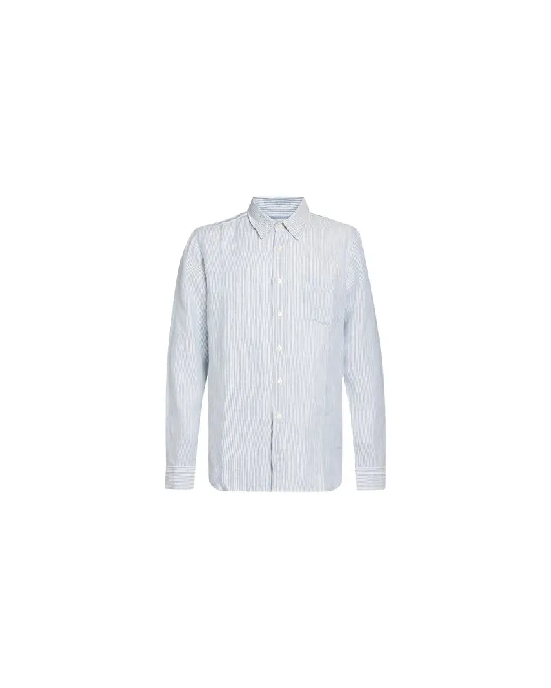 120% Lino TOPS - Hemdenauf YOOX.COM Taubenblau