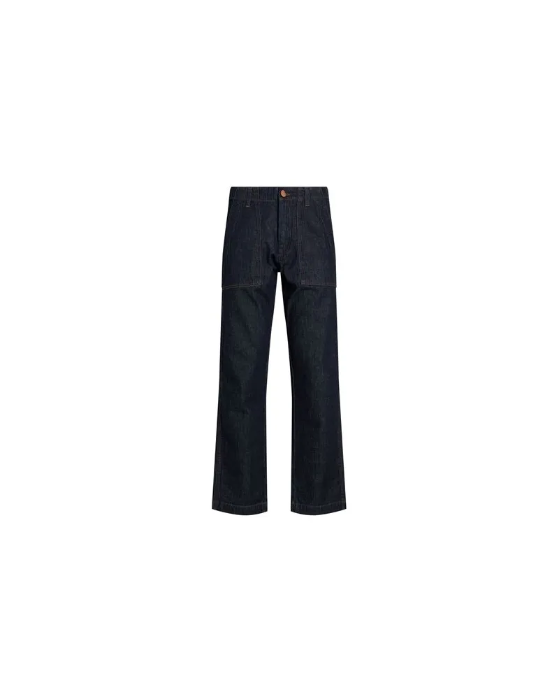 CRUNA HOSEN & RÖCKE - Jeanshosenauf YOOX.COM Blau