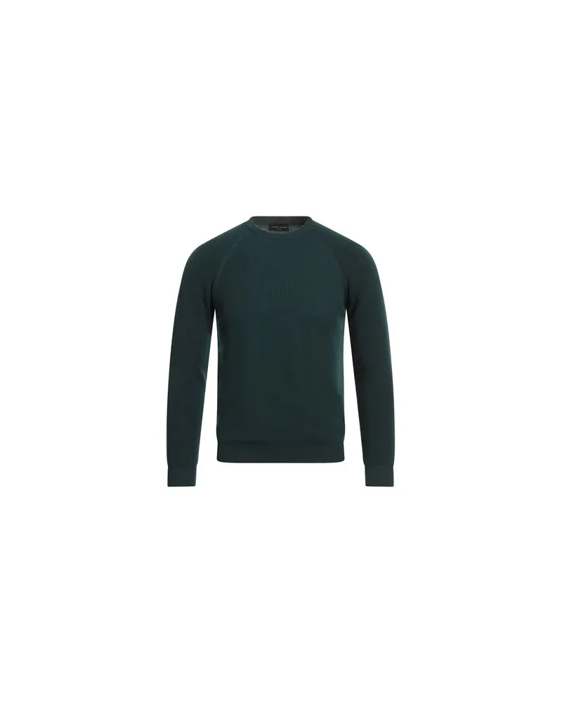 Roberto Collina STRICKWAREN - Pulloverauf YOOX.COM Dunkelgrün
