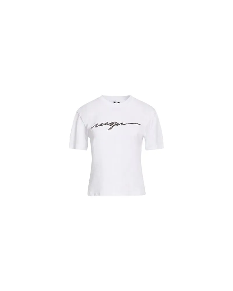 MSGM TOPS - T-shirtsauf YOOX.COM Weiß