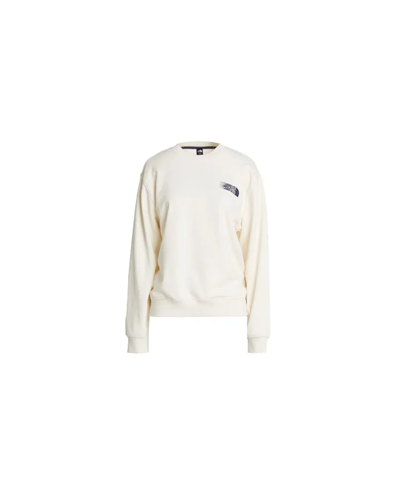The North Face TOPS - Sweatshirtsauf YOOX.COM Cremeweiß