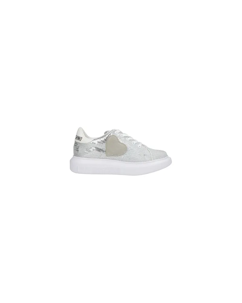 Moschino SCHUHE - Sneakersauf YOOX.COM Silber
