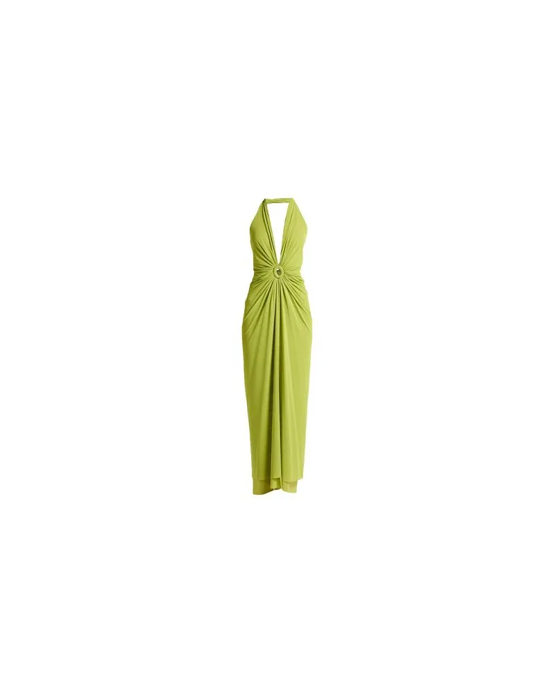FISICO-Cristina Ferrari KLEIDER - Maxi-Kleiderauf YOOX.COM Limettengrün