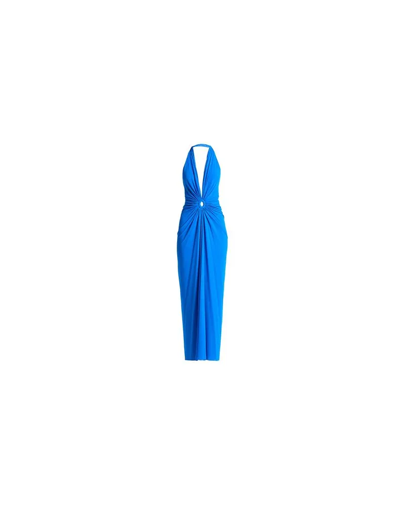 FISICO-Cristina Ferrari KLEIDER - Maxi-Kleiderauf YOOX.COM Blau