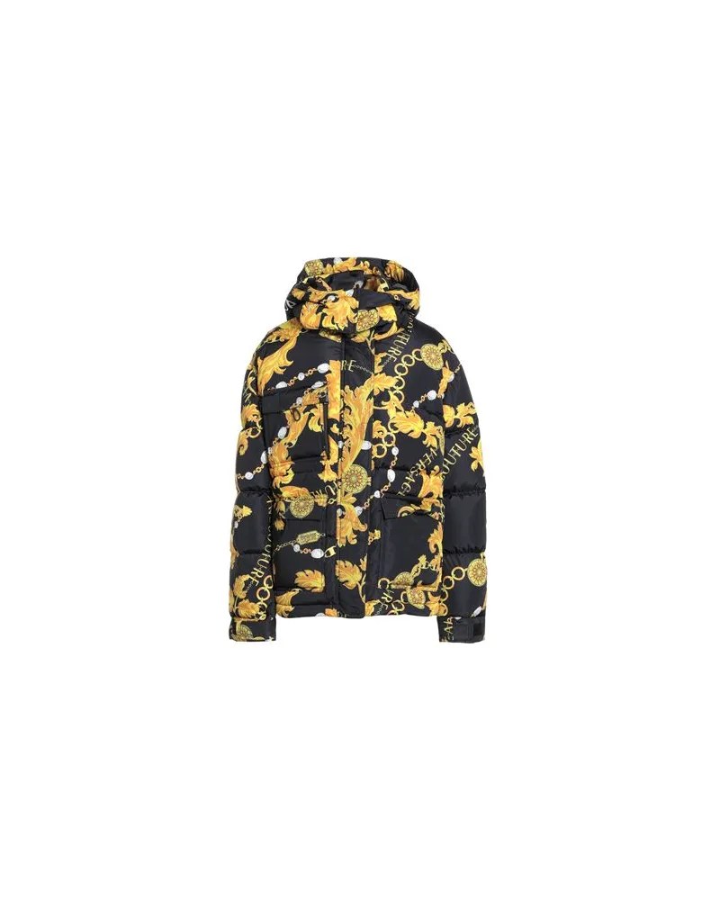 Versace Jeans JACKEN & MÄNTEL - Pufferjacken & Daunenjackenauf YOOX.COM Schwarz
