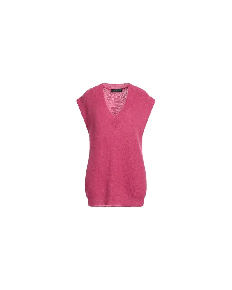 Icona By Kaos STRICKWAREN - Pulloverauf YOOX.COM Fuchsia