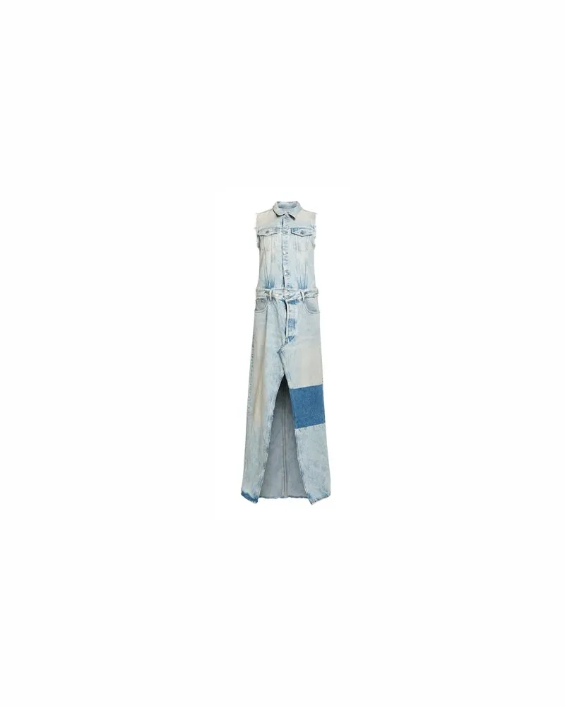 Maison Margiela KLEIDER - Maxi-Kleiderauf YOOX.COM Blau