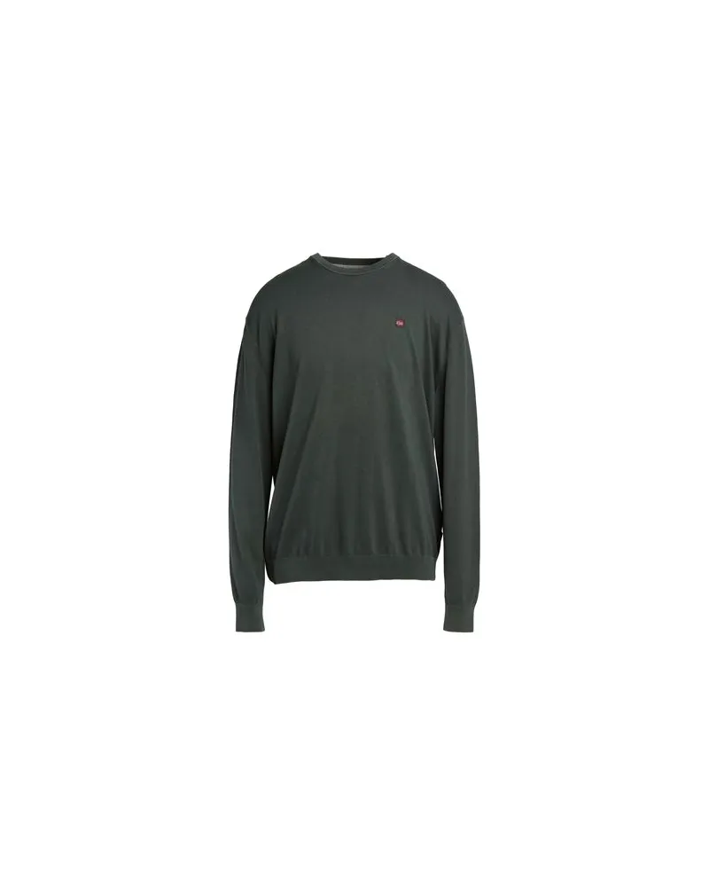 Napapijri STRICKWAREN - Pulloverauf YOOX.COM Militärgrün