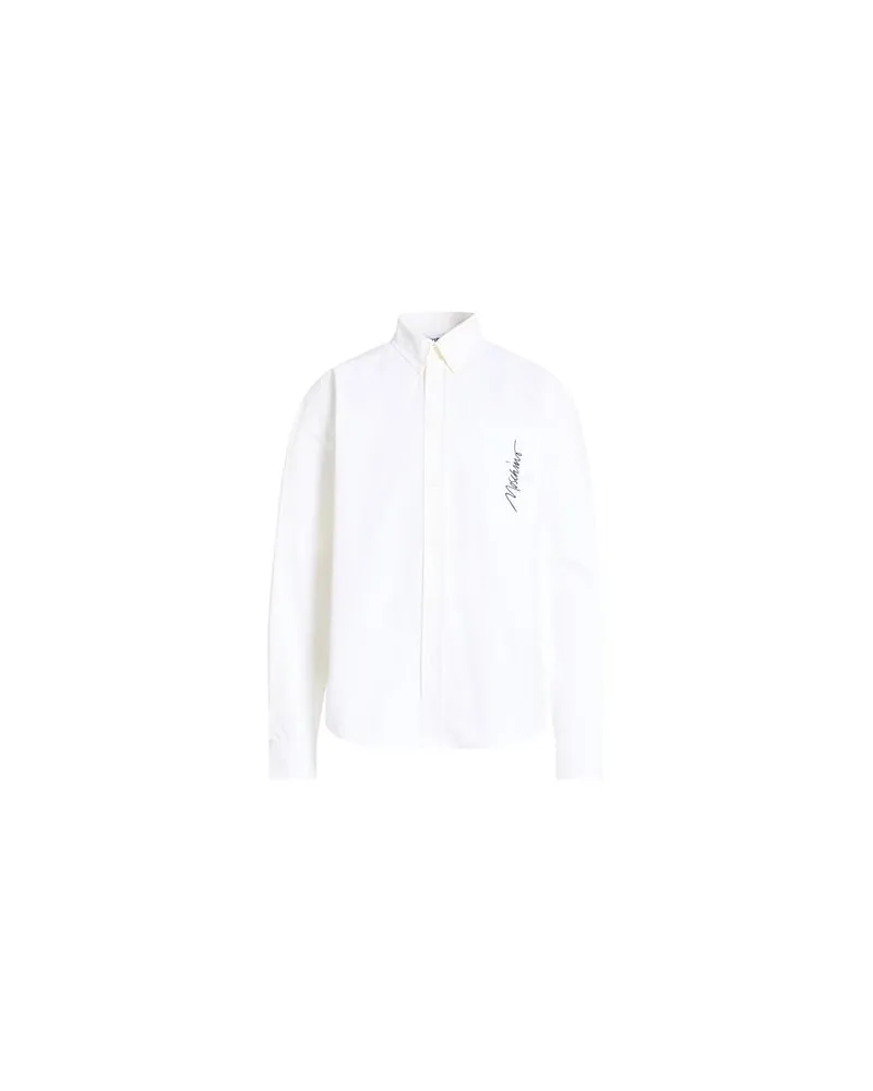 Moschino TOPS - Hemdenauf YOOX.COM Cremeweiß