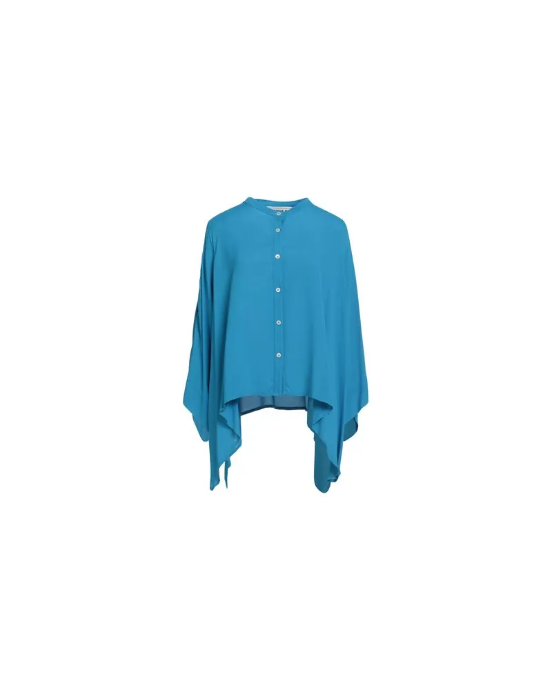 SHIRTAPORTER TOPS - Hemdenauf YOOX.COM Azurblau