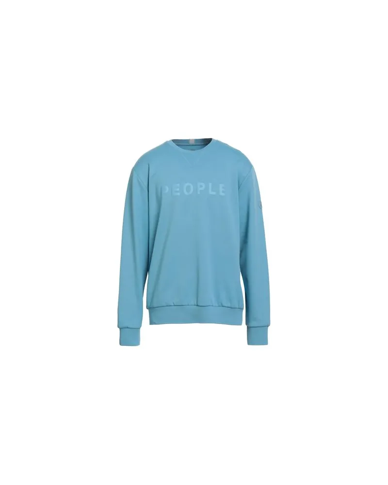 People of Shibuya TOPS - Sweatshirtsauf YOOX.COM Hellblau
