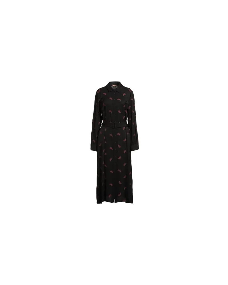 Twin-Set KLEIDER - Maxi-Kleiderauf YOOX.COM Schwarz