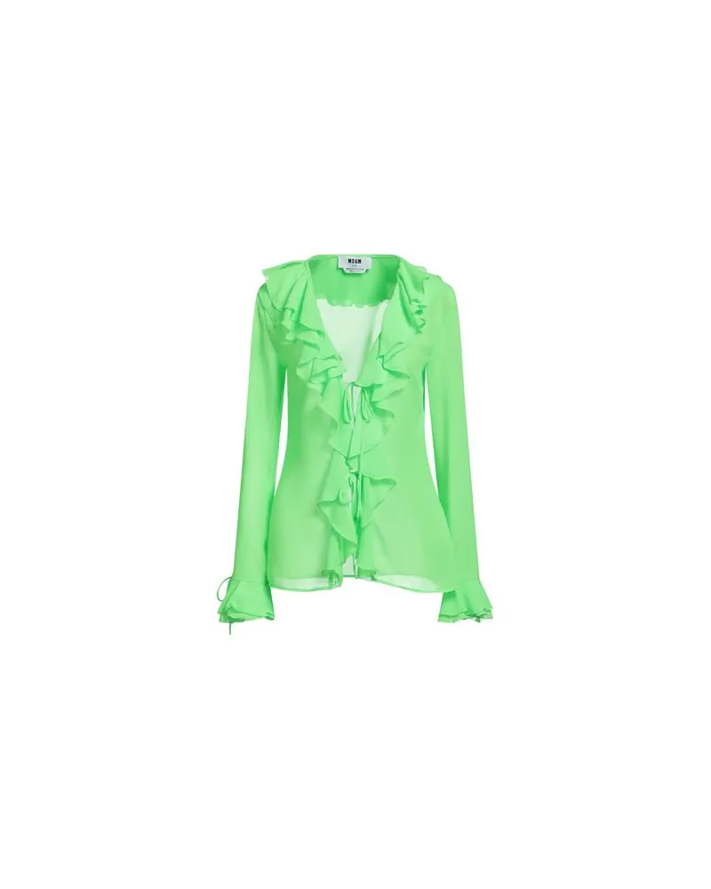 MSGM TOPS - Hemdenauf YOOX.COM Limettengrün