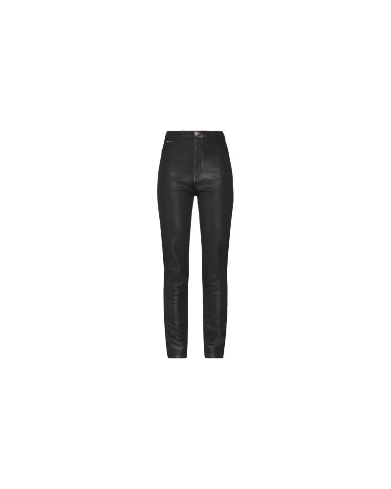 Philipp Plein HOSEN & RÖCKE - Jeanshosenauf YOOX.COM Schwarz