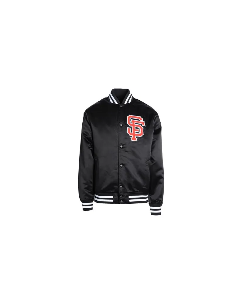 '47 47 Giacca Dalston Backer Bomber San Francisco Giants  - 47 Giacca Dalston Backer Bomber San Francisco Giants - JACKEN & MÄNTEL - Jacken und Anoraksauf YOOX.COM Schwarz