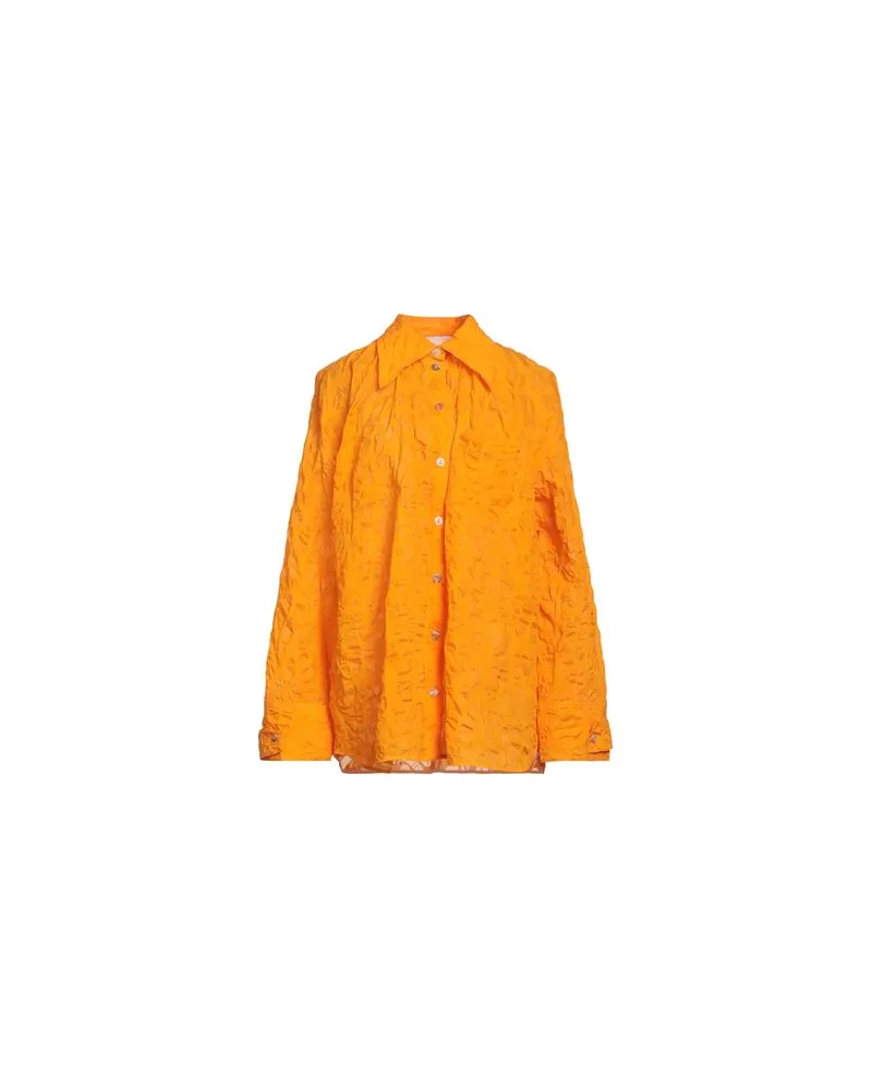 Nanushka TOPS - Hemdenauf YOOX.COM Orange