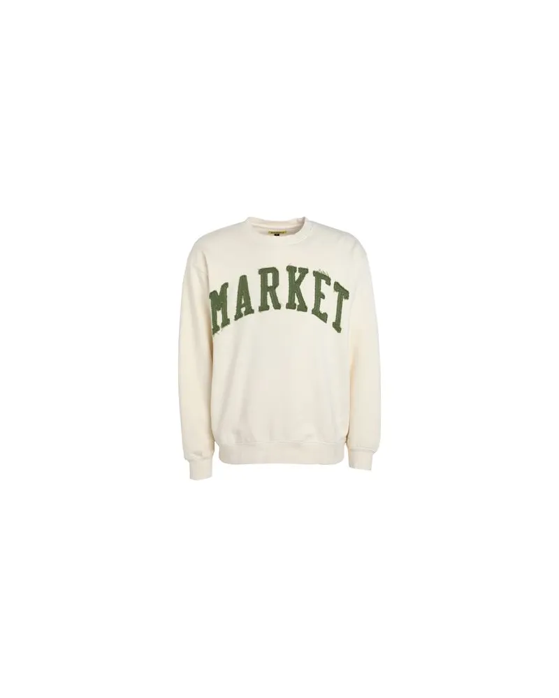Market VINTAGE WASH CREWNECK  - TOPS - Sweatshirtsauf YOOX.COM Elfenbein